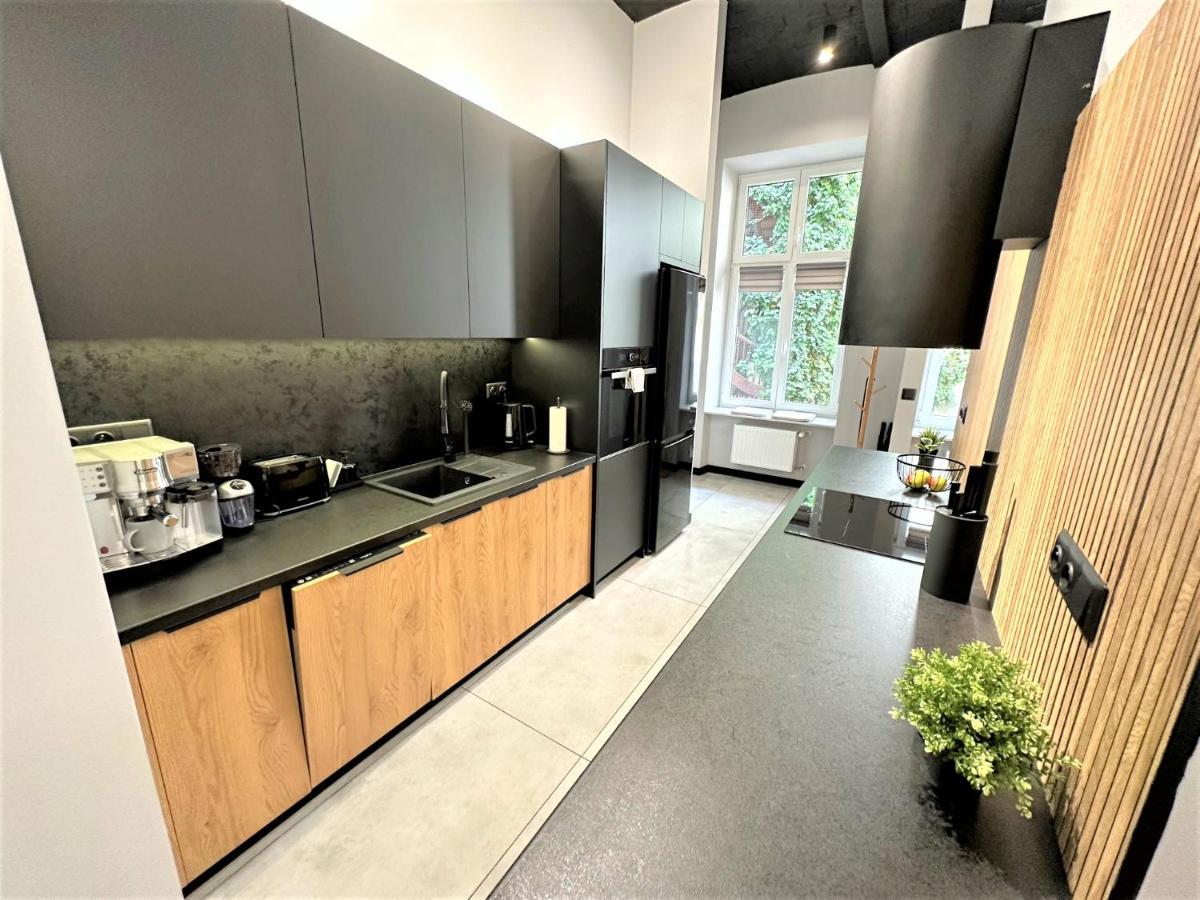 Luxury 100M2 Loft Design-Apartment At Wawel + Netflix คราคูฟ ภายนอก รูปภาพ