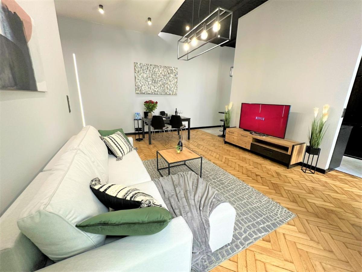 Luxury 100M2 Loft Design-Apartment At Wawel + Netflix คราคูฟ ภายนอก รูปภาพ