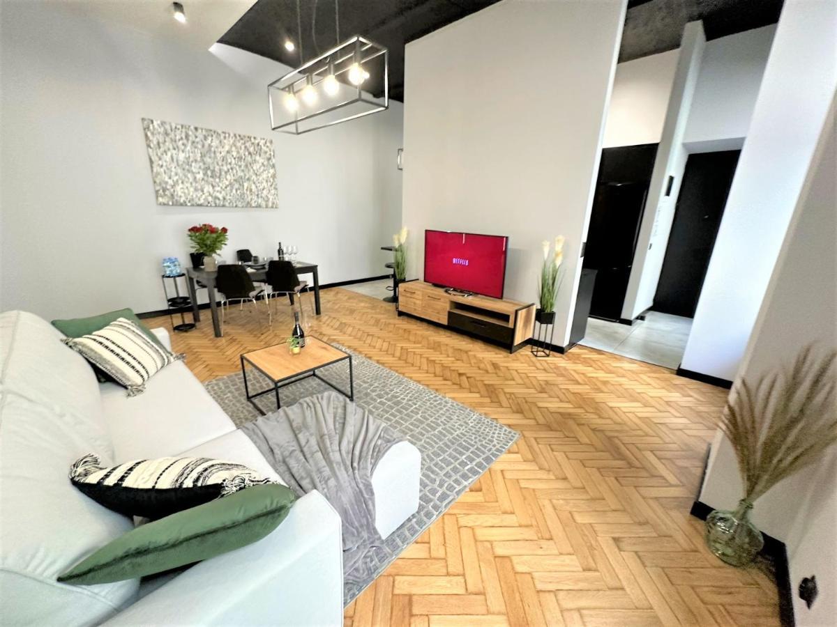 Luxury 100M2 Loft Design-Apartment At Wawel + Netflix คราคูฟ ภายนอก รูปภาพ
